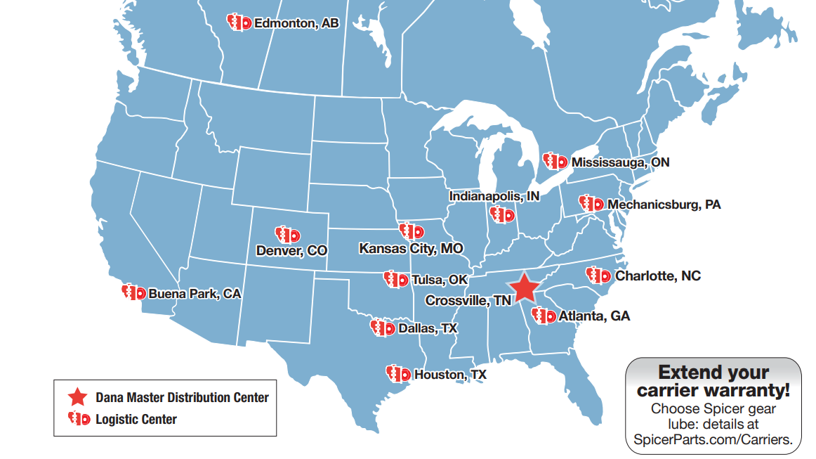 Dana Cv Carriers Network
