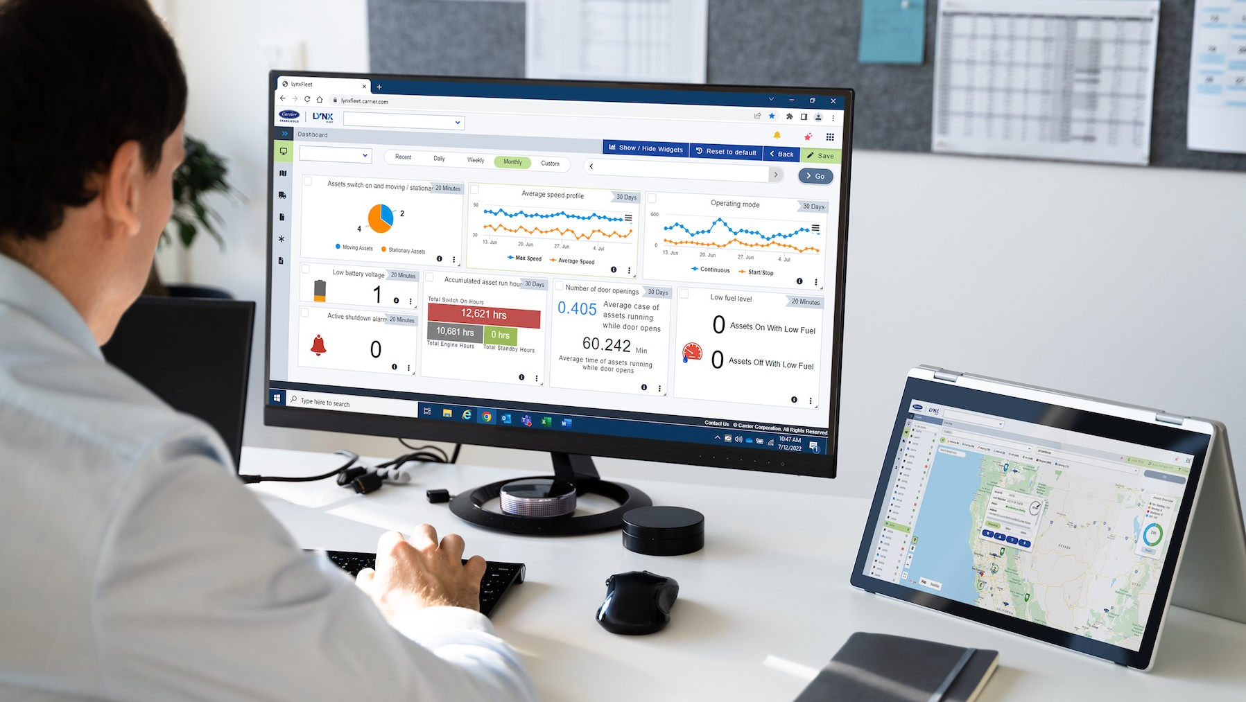 Lynx Fleet Insights Display