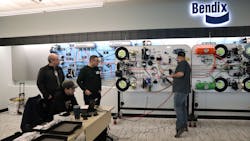 Bendix Commercial Vehicle Systems' headquarters in Avon, Ohio, includes working “air boards” to help techs visualize the systems and run troubleshooting exercises. Bendix Commercial Vehicle Systems' headquarters in Avon, Ohio, includes working “air boards” to help techs visualize the systems and run troubleshooting exercises.
