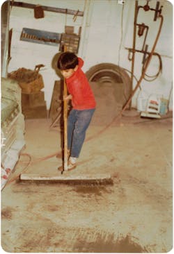 Raj Basran now runs the shop his late father started, but at one time he just swept the floors.
