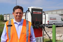 On the to-do list for Taki Darakos, VP of fleet maintenance at Pitt Ohio, is training some of his technicians to work on the Volvo VNR Electrics the LTL recently received. They have a service plan, but he wants to do some warranty work in-house. On the to-do list for Taki Darakos, VP of fleet maintenance at Pitt Ohio, is training some of his technicians to work on the Volvo VNR Electrics the LTL recently received. They have a service plan, but he wants to do some warranty work in-house.