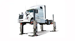Gray Mobile Column Lift