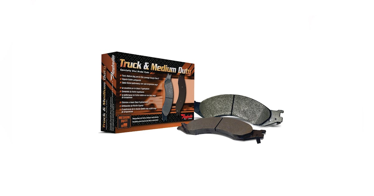 Truck & Medium Duty Specialty Disc Brake Pads Fleet Maintenance