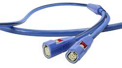 The 4SEE digital harness takes the traditional seven conductor cable and reduces that to four conductors, cutting the cable diameter in half and dropping the cable weight by a factor of 10. The 4SEE digital harness takes the traditional seven conductor cable and reduces that to four conductors, cutting the cable diameter in half and dropping the cable weight by a factor of 10.