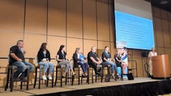 The keynote panel discussion at the ASE Instructor Training Conference featured several female automotive service professionals, students, and instructors. The keynote panel discussion at the ASE Instructor Training Conference featured several female automotive service professionals, students, and instructors.