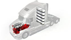 Hydrogen fuel that powers the X15H engine is stored in gas cylinders specially designed to withstand very high pressures. This same storage system could be used in the future to power hydrogen fuel cell electric vehicles. Hydrogen fuel that powers the X15H engine is stored in gas cylinders specially designed to withstand very high pressures. This same storage system could be used in the future to power hydrogen fuel cell electric vehicles.