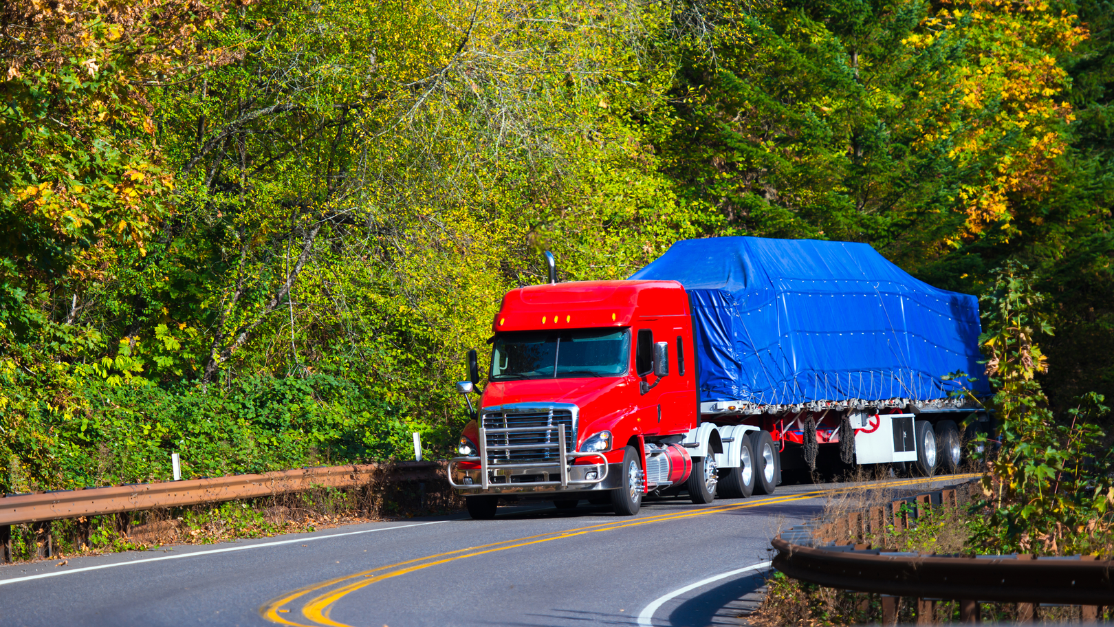Dreamstime Xl 65163412 Vitpho Red Truck Trees