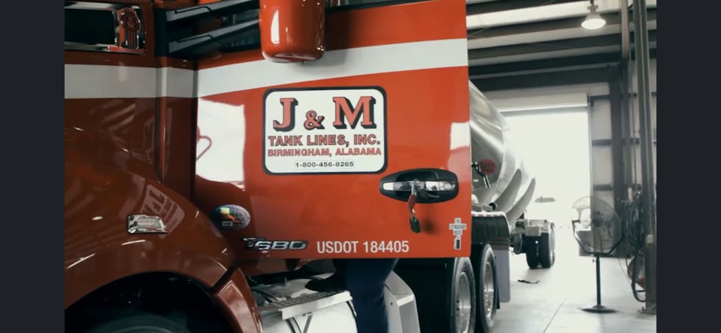 At J&amp;M shops in Alabama, Georgia, Texas, and South Carolina. A staff of 55 supervisors, managers, and Paccar-certified technicians maintains and repairs 467 power units, about 800 trailers, and a mix of support vehicles.