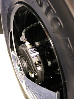 Aperia's Halo Tire Inflator mounts to tractor or trailer wheels, providing automatic inflation when tire pressure decreases. Aperia's Halo Tire Inflator mounts to tractor or trailer wheels, providing automatic inflation when tire pressure decreases.