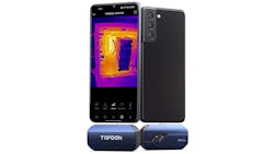 Transforms a smartphone into an IR thermal camera