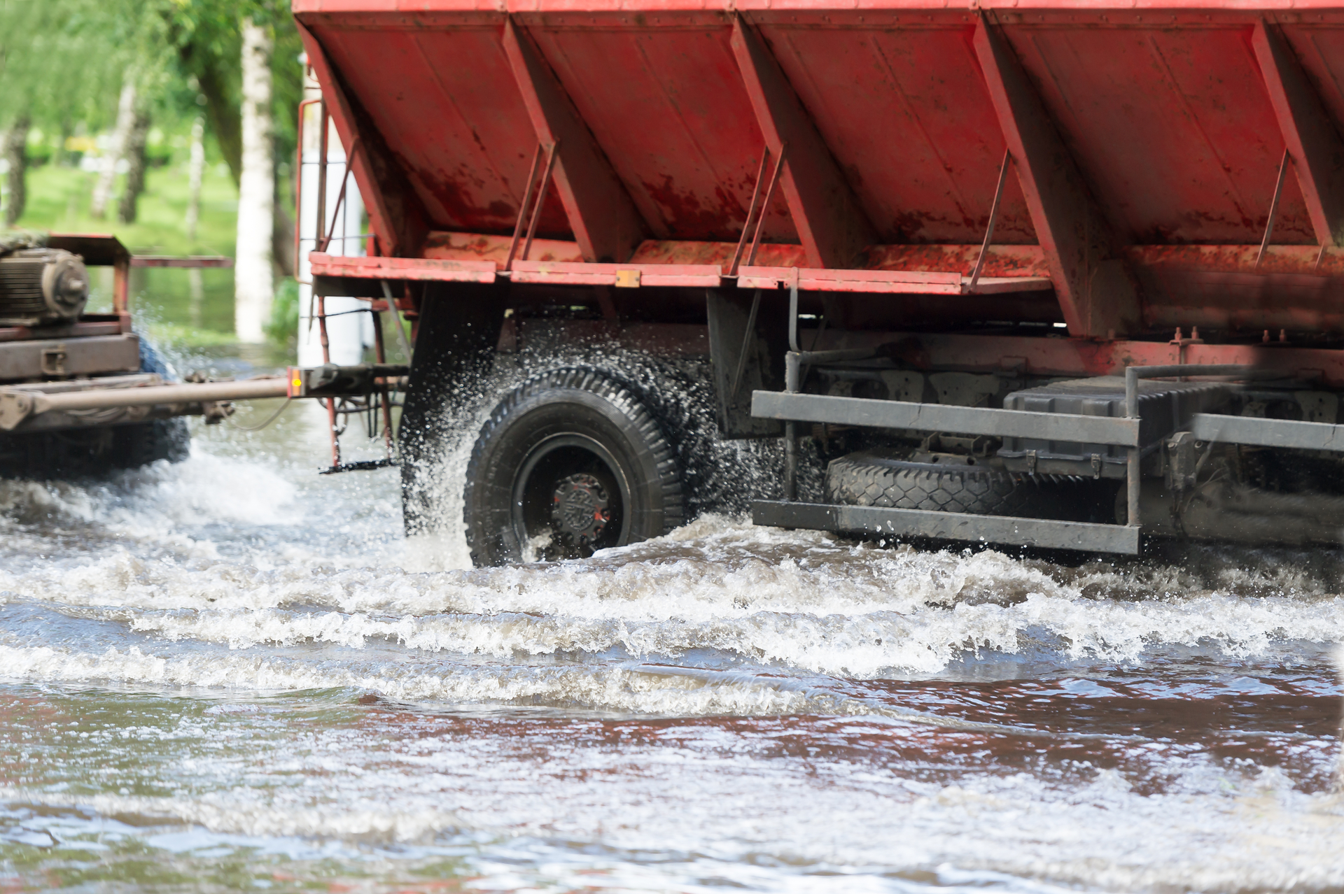 Dreamstime flood truck