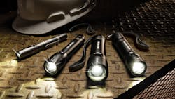 The Pelican Five Series Flashlights feature flood to spot technology, where the flood position projects a wide beam to illuminate the work area and the spot beam offers a long distance focused beam. The Pelican Five Series Flashlights feature flood to spot technology, where the flood position projects a wide beam to illuminate the work area and the spot beam offers a long distance focused beam.