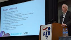 Ron Hall, SVP of equipment and fuel at C.R. England, details the importance of planning out future equipment to meet pending emissions standards. Ron Hall, SVP of equipment and fuel at C.R. England, details the importance of planning out future equipment to meet pending emissions standards.