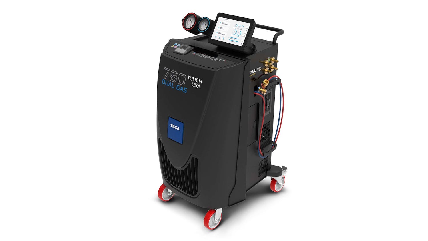 Konfort 780 Dual Gas Touch A/C Recovery Machine Fleet Maintenance