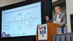 American Trucking Associations' Glen Kedzie said that the trucking industry is facing more regulation tightening within 10 years than it saw in the previous 30 years. American Trucking Associations' Glen Kedzie said that the trucking industry is facing more regulation tightening within 10 years than it saw in the previous 30 years.
