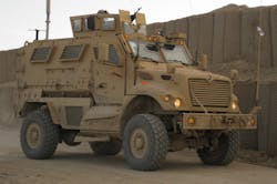 The Navistar MaxxPro Mine Resistant Ambush Protected vehicle