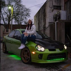 Kaygen Bogle, WyoTech student of collision and refinishing and street rod Kaygen Bogle, WyoTech student of collision and refinishing and street rod