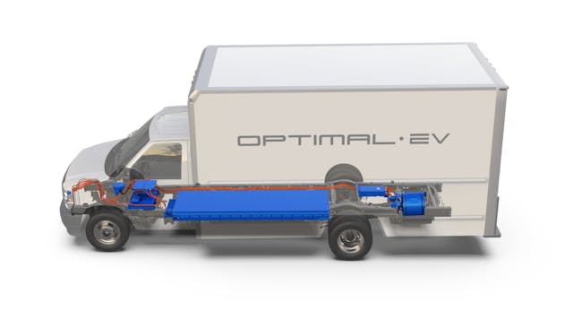 E1 R Side View Ghosted Box Truck
