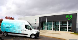 Plug and Renault entered a joint venture called Hyvia to make the H2-TECH hydrogen-powered commercial van. The H2 can carry a payload of up to 1 ton and reach nearly 250 miles per tank. Plug and Renault entered a joint venture called Hyvia to make the H2-TECH hydrogen-powered commercial van. The H2 can carry a payload of up to 1 ton and reach nearly 250 miles per tank.