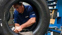 The maintenance department should place emphasis on prolonging the life of the casing when servicing retreads. The maintenance department should place emphasis on prolonging the life of the casing when servicing retreads.