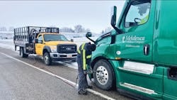 Continental’s TrukFix app is helping expedite the roadside tire repair process by greatly reducing time spent on the phone. Continental’s TrukFix app is helping expedite the roadside tire repair process by greatly reducing time spent on the phone.