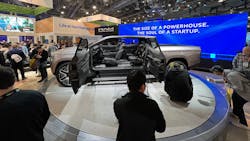 Known as a “one space environment,” the Ram 1500 Revolution BEV Concept uses one continuous space front to back that enables several different interior configurations. The “one space environment” theme is bolstered by a new interior layout that offers even more flexibility with room to configure a workspace. Known as a “one space environment,” the Ram 1500 Revolution BEV Concept uses one continuous space front to back that enables several different interior configurations. The “one space environment” theme is bolstered by a new interior layout that offers even more flexibility with room to configure a workspace.