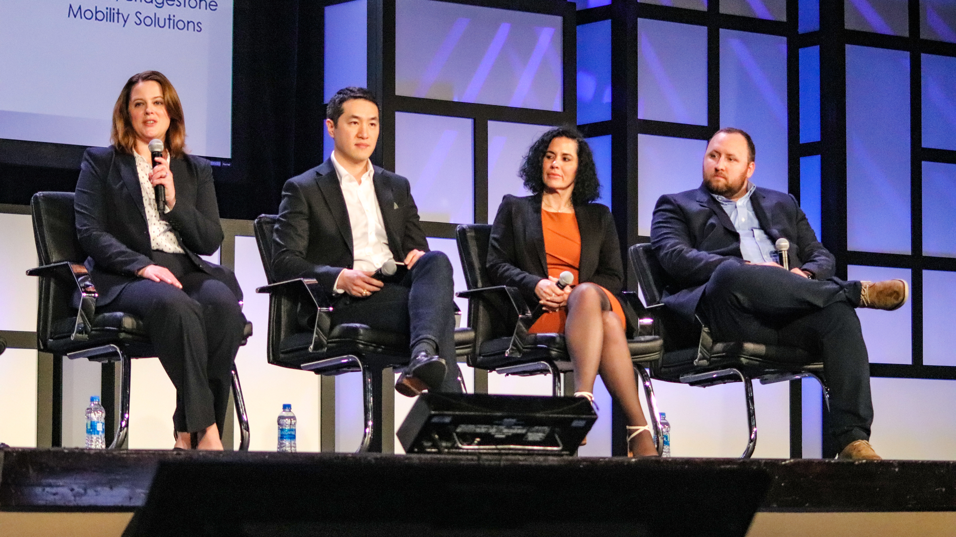 The 'Emerging Leadership Panel' at HDAD 2023 included (from left to right): Julie Alfermann, Jack Chung, Tanya Miracle, and CJ Biank.