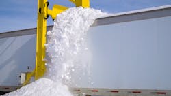 The systems’ automated FleetPlows snow removal machine can clear snow and ice from the top of dry vans, reefer trailers, intermodal containers, box trucks, and buses, with model options to match both medium- and heavy-duty trucks. The systems’ automated FleetPlows snow removal machine can clear snow and ice from the top of dry vans, reefer trailers, intermodal containers, box trucks, and buses, with model options to match both medium- and heavy-duty trucks.