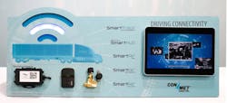 ConMet Digital&rsquo;s &ldquo;Smart&rdquo; suite can monitor wheel ends, tire pressure, axle load, and line pressure.