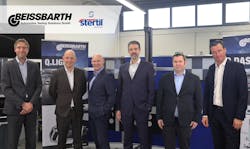 Left to right: Douwe Groenendijk – Stertil Group CFO, Bennie Stapensea – Stertil Group CEO, Gary Palmer – Beissbarth MD, Frank Scherer – Nussbaum CEO, Alex Maier – Beissbarth CC and Hans Peter Zurwesten – Beissbarth CSO. Left to right: Douwe Groenendijk – Stertil Group CFO, Bennie Stapensea – Stertil Group CEO, Gary Palmer – Beissbarth MD, Frank Scherer – Nussbaum CEO, Alex Maier – Beissbarth CC and Hans Peter Zurwesten – Beissbarth CSO.