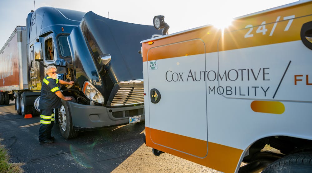 Cox Automotive Mobility Fleet Services operates more than 750 mobile service trucks to provide emergency maintenance across the country. Cox Automotive also provides towing and asset recovery services.