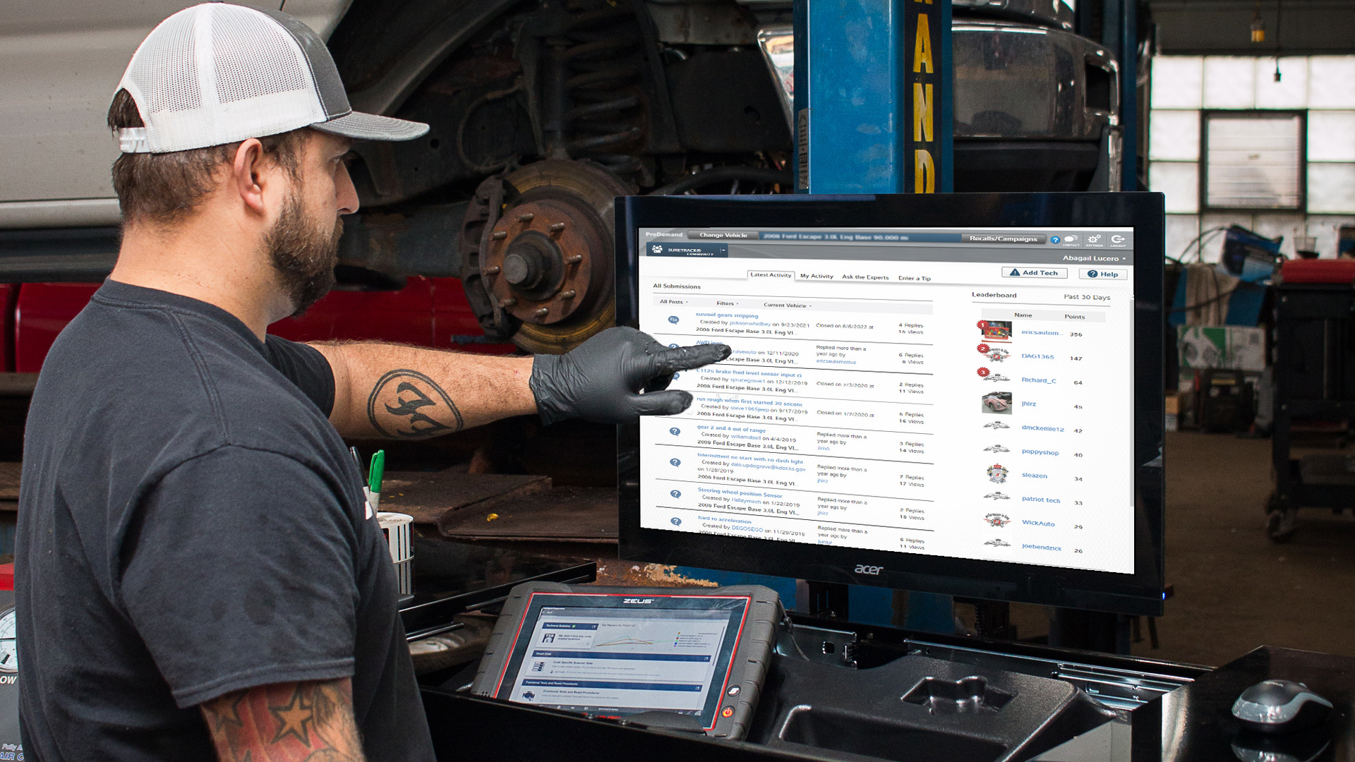 The SureTrack feature of Mitchell 1&rsquo;s ProDemand allows users to narrow down the root cause of a fault based on historical data.