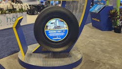 Goodyear RangeMax ESD EV tire for electric-, diesel-, and gas-powered vehicles in the regional segment. Goodyear RangeMax ESD EV tire for electric-, diesel-, and gas-powered vehicles in the regional segment.