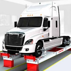 Hunter four-post pit ramps use wider runways for a variety of wheelbases and widths. Hunter four-post pit ramps use wider runways for a variety of wheelbases and widths.