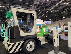 Trova's electric terminal tractor. Trova's electric terminal tractor.