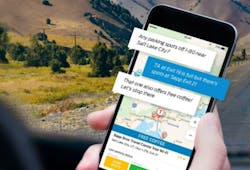 The Trucker Path mobile app offers truck-optimized routing, information about truck stops, real-time parking availability, fuel prices, and weigh station statuses. The Trucker Path mobile app offers truck-optimized routing, information about truck stops, real-time parking availability, fuel prices, and weigh station statuses.