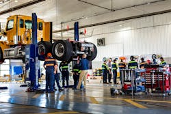 Technicians must engage in routine training to keep up to speed on new truck systems and how to diagnose problems. Technicians must engage in routine training to keep up to speed on new truck systems and how to diagnose problems.
