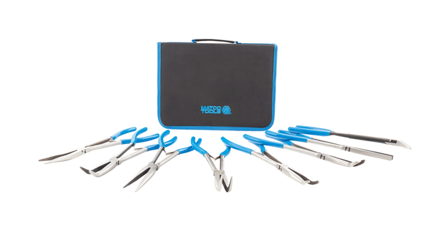 Matco 8pc Long Reach Pliers Set Blue, No. LRP8SETB Fleet Maintenance