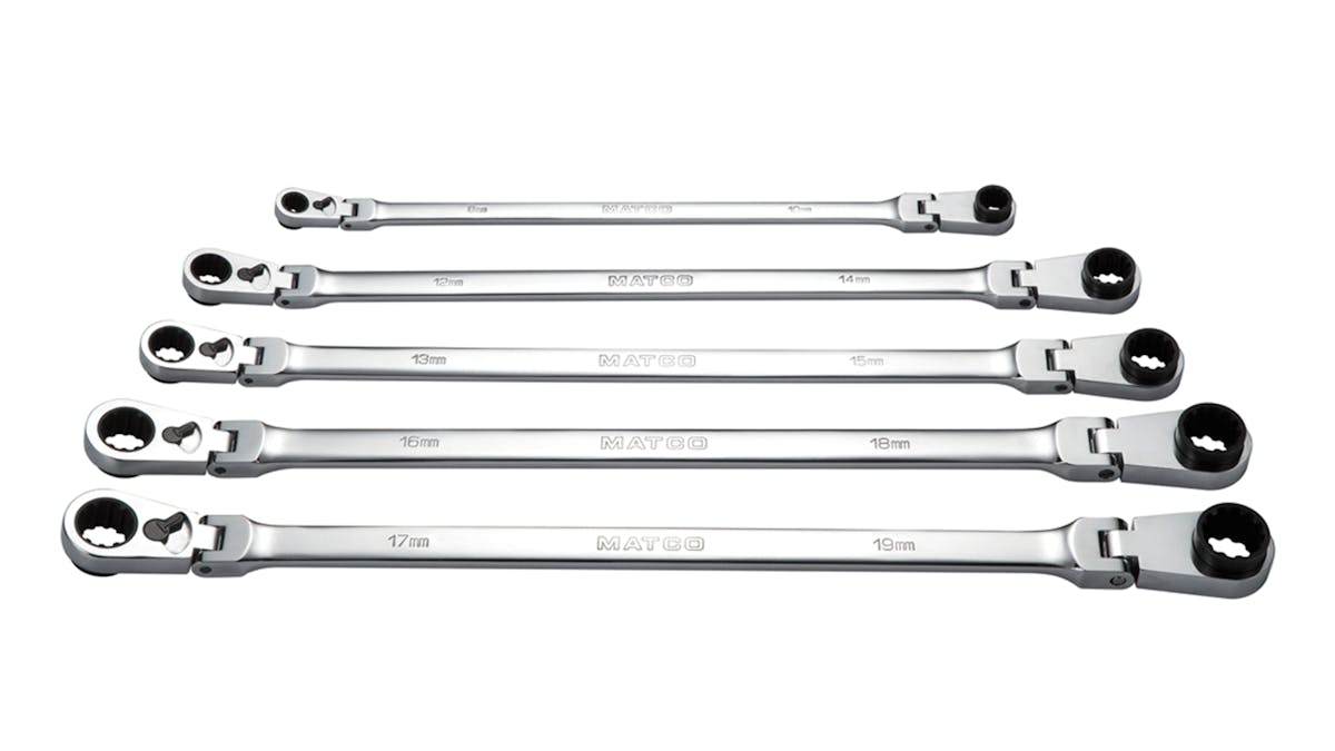 Matco ratcheting sales wrench set