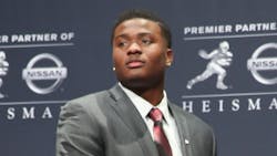Dwayne Haskins, who had a record setting year at Ohio State in 2018 and was named a Heisman Trophy finalist, was killed in April 2022 after his vehicle ran out of gas and he was struck on a Florida highway by a dump truck. Dwayne Haskins, who had a record setting year at Ohio State in 2018 and was named a Heisman Trophy finalist, was killed in April 2022 after his vehicle ran out of gas and he was struck on a Florida highway by a dump truck.