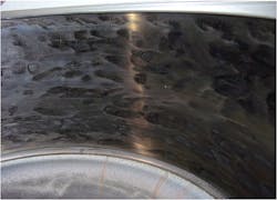 Drum 'leopard spotting' Drum 'leopard spotting'