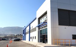 The massive Phillips complex in Arteaga, Coahuila, Mexico, which includes Phillips Industries and Phillips Connect, is surrounded by picturesque mountains. The massive Phillips complex in Arteaga, Coahuila, Mexico, which includes Phillips Industries and Phillips Connect, is surrounded by picturesque mountains.