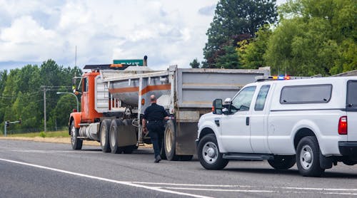 Truck inspection highway patrol