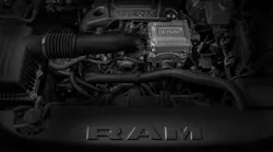 Ram 2021 5.7 Hemi engine with eTorque