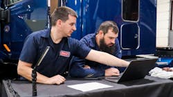 Technology plays a key role in the service operations across all Dobbs locations, noted Jonathan Gipson, director of service at Dobbs Truck Group, and he credits the solutions with helping the company’s service locations decrease dwell time and increase service revenue. Technology plays a key role in the service operations across all Dobbs locations, noted Jonathan Gipson, director of service at Dobbs Truck Group, and he credits the solutions with helping the company’s service locations decrease dwell time and increase service revenue.