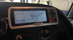 The Doran 360HD Tire Monitoring System from Doran Manufacturing includes mounted cab display. The Doran 360HD Tire Monitoring System from Doran Manufacturing includes mounted cab display.