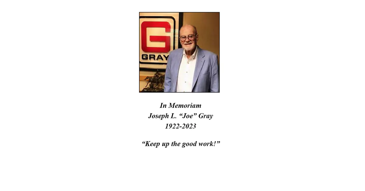 Joe Gray Computer Joe Gray obit | Fleet Maintenance