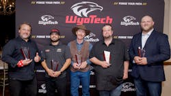 From left to right: Kelly Combs (Jessi’s brother, standing in for her); John Alonzo; Randy Svalina; Dave Gilley; Zeth Key. Not pictured: Levi Green From left to right: Kelly Combs (Jessi’s brother, standing in for her); John Alonzo; Randy Svalina; Dave Gilley; Zeth Key. Not pictured: Levi Green