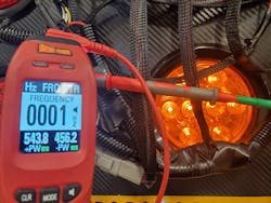 A digital multimeter is key to diagnosing an electrical component with reduced output.