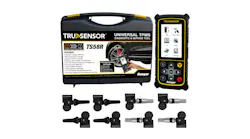 Bendpak's two new TPMS sensors and accompanying TPMS kit feature a universal design to accommodate a variety of wheel profiles and vehicles.